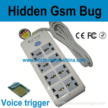 GSM 8 Mains Socket Audio Bug Listening Device